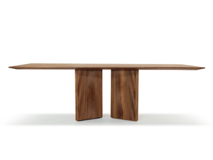 REVO TABLE - Rectangular solid wood table _ Riva 1920